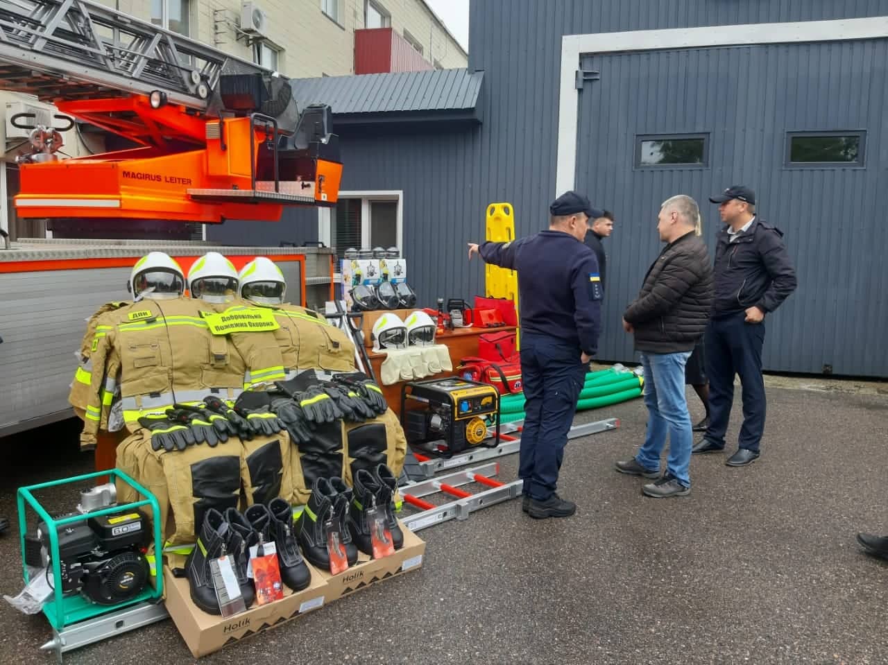 У Золотоніській громаді на Черкащині розпочинає роботу добровільна пожежна команда за підтримки U-LEAD